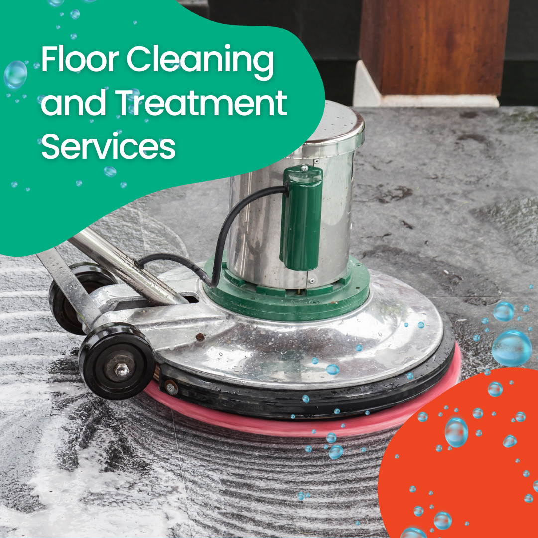 Commercial floor cleaning